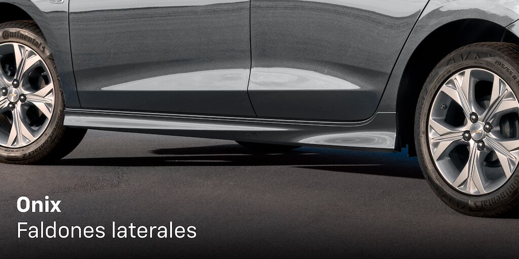 Accesorios Originales Chevrolet® Onix Faldones Laterales