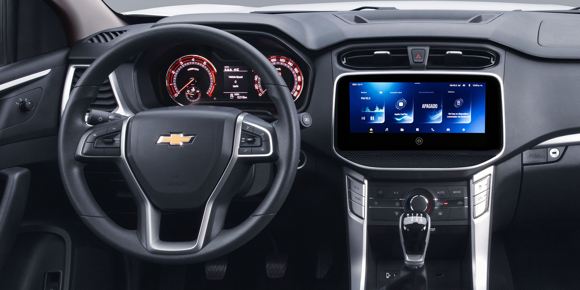 Chevrolet S10 MAX 2026 volante y controles